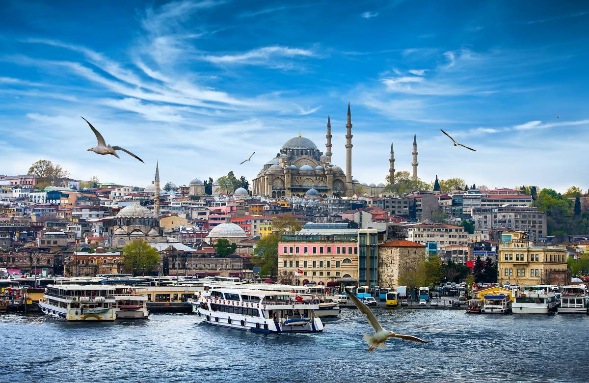 Istanbul, la capitale de la Turquie, ville touristique de l'est, un endroit très populaire parmi les Marocains.
